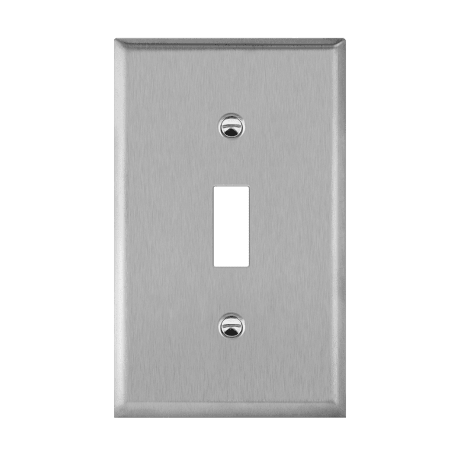 1-Gang Toggle Switch Wall Plate | Standard Size | Stainless Steel