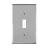 Enerlites 7711M mid-size toggle switch wall plate made of 430 stainless steel durable corrosion resistant design