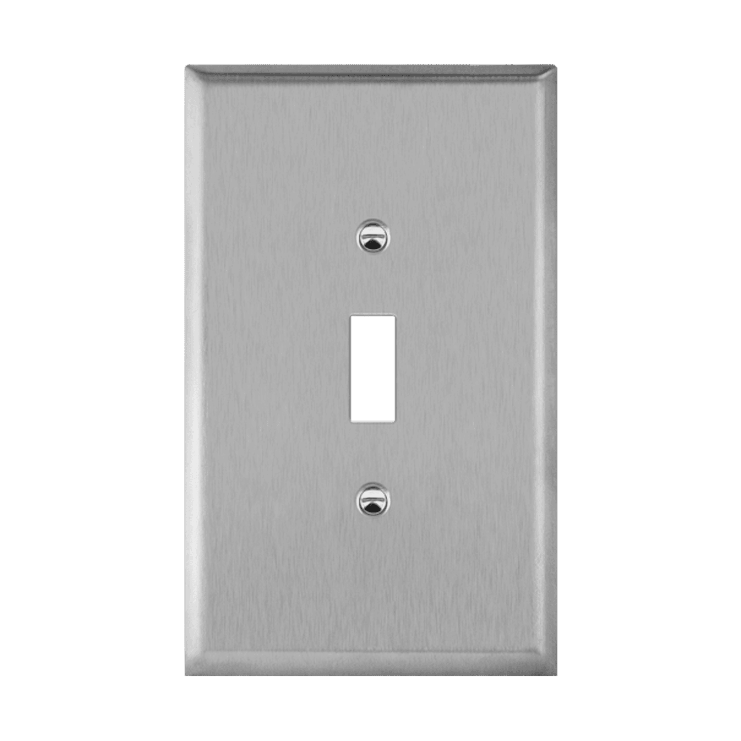 1-Gang Toggle Switch Wall Plate | Over-Sized | Stainless Steel