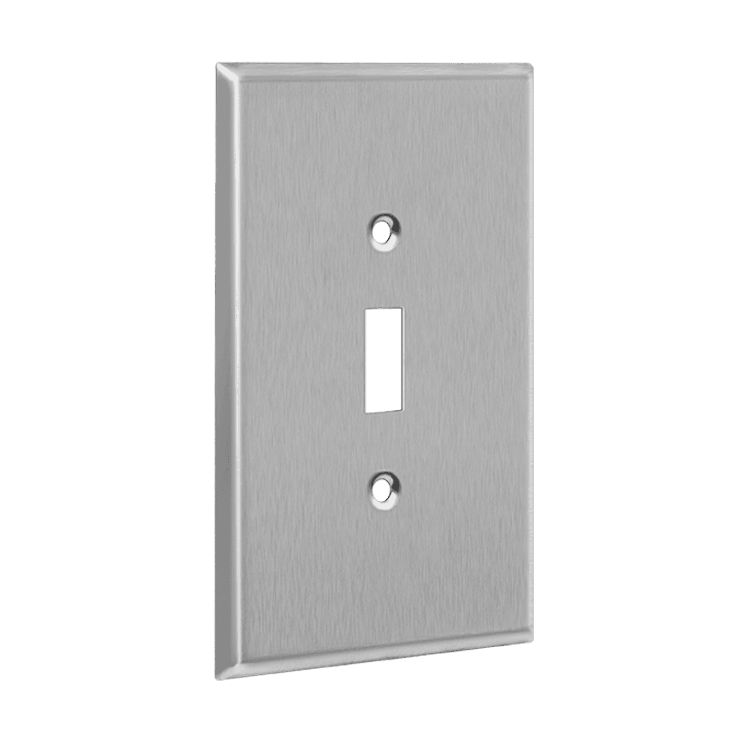 ENERLITES 7711O toggle switch one-gang metal wall plate, oversize, made of 430 stainless steel, UL listed