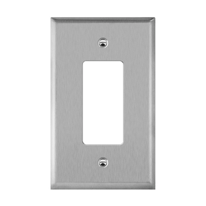 1 Gang decora stainless plates