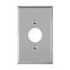 stainless steel oversize wall plate single receptacle 1 gang heavy duty