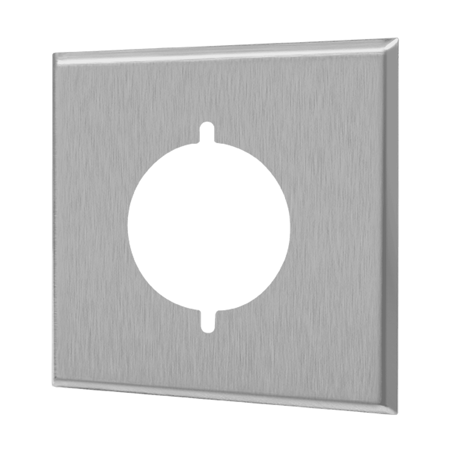 Enerlites 7772 430 stainless steel power outlet receptacle two-gang wall plate UL listed