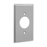 Enerlites 7861 stainless steel wall plate with 1.6-inch opening for locking device receptacle