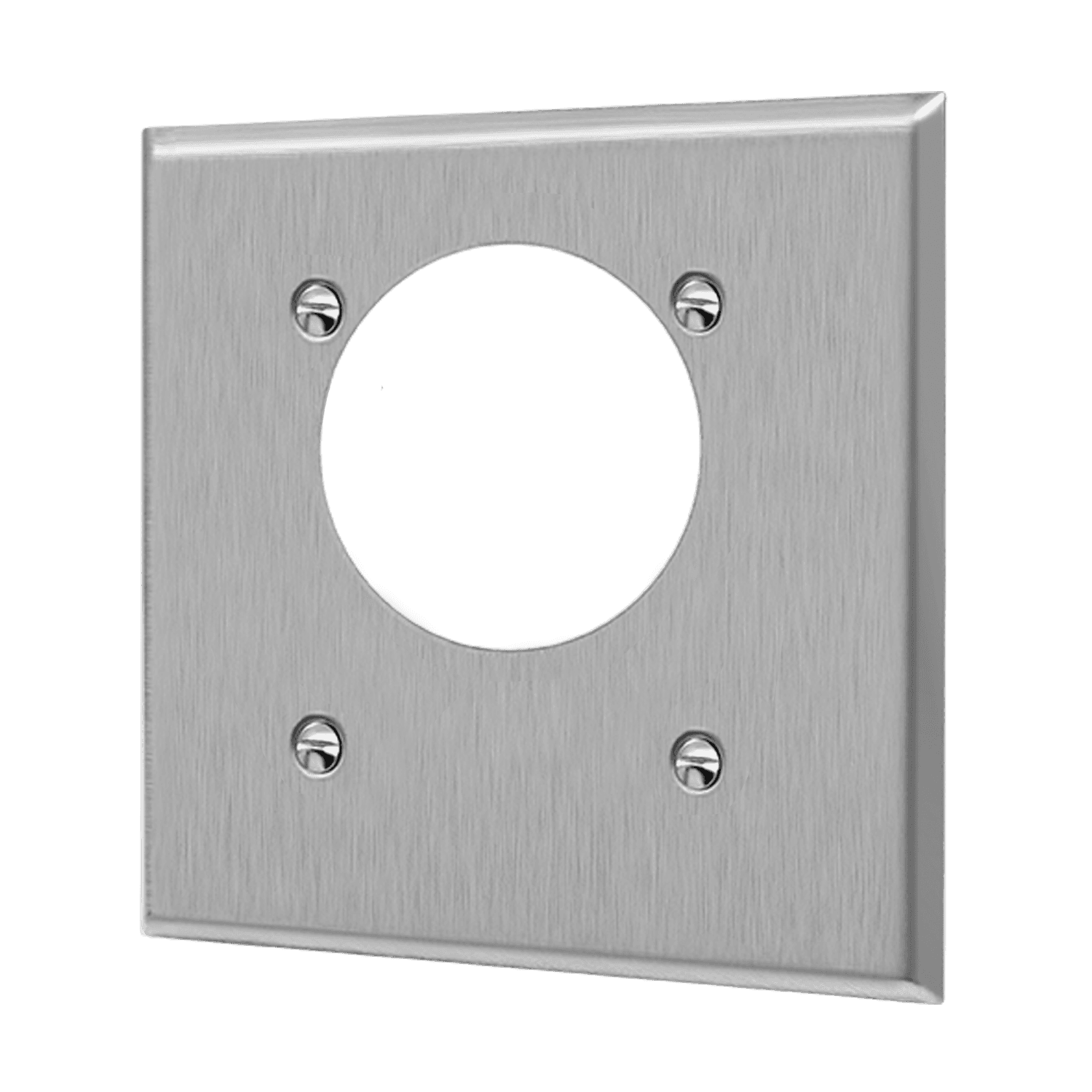 ENERLITES 7892 two-gang stainless steel power outlet wall plate