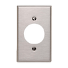 Enerlites 7941 430 stainless steel phone/cable one-gang wall plate UL listed