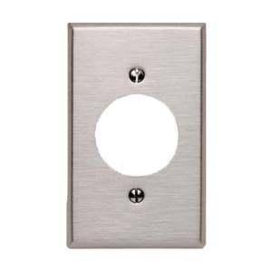 Enerlites 7941 430 stainless steel phone/cable one-gang wall plate UL listed - Available at Electrical Marketplace