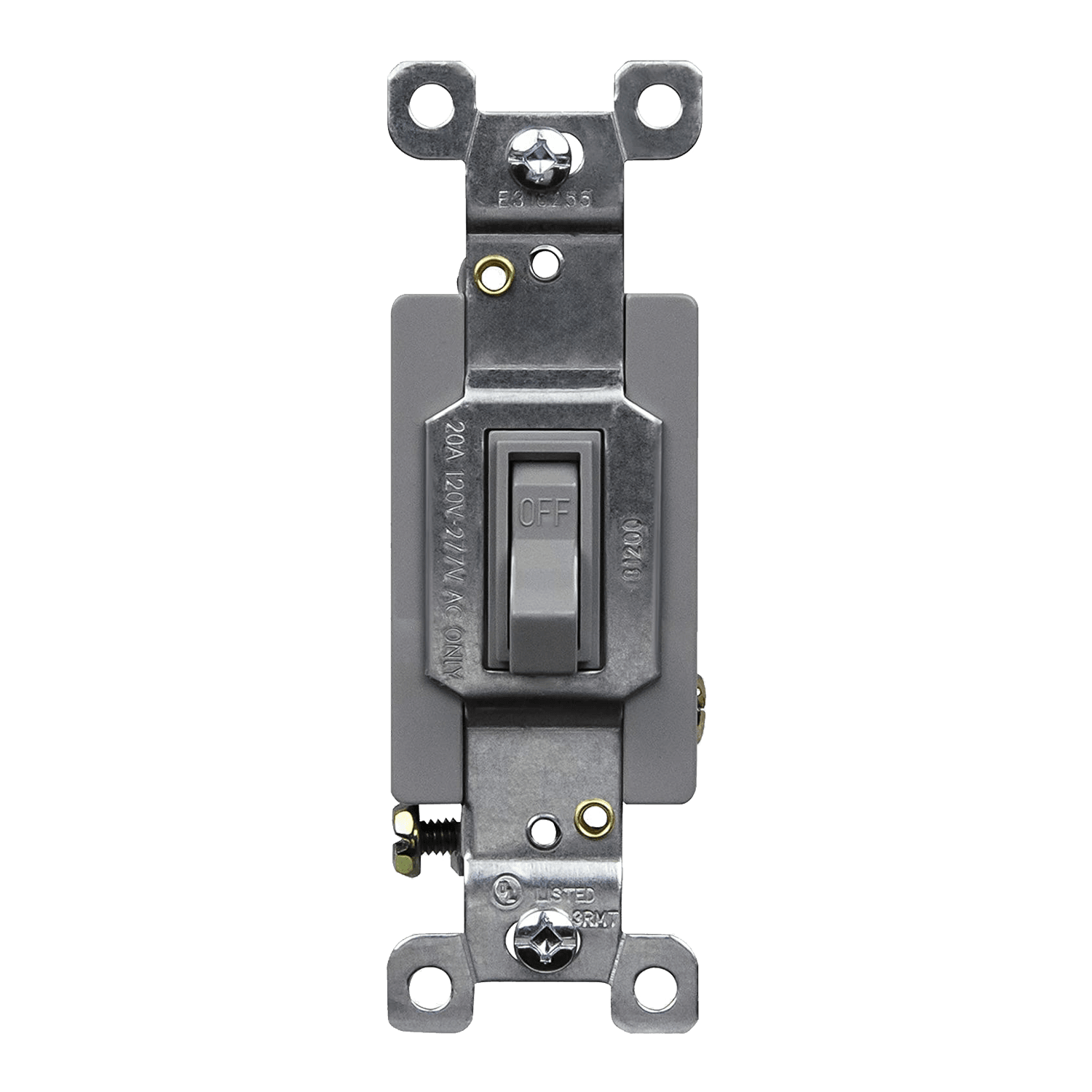 Single Pole Toggle Switch, Enerlites 81200 – Side Wiring Terminals