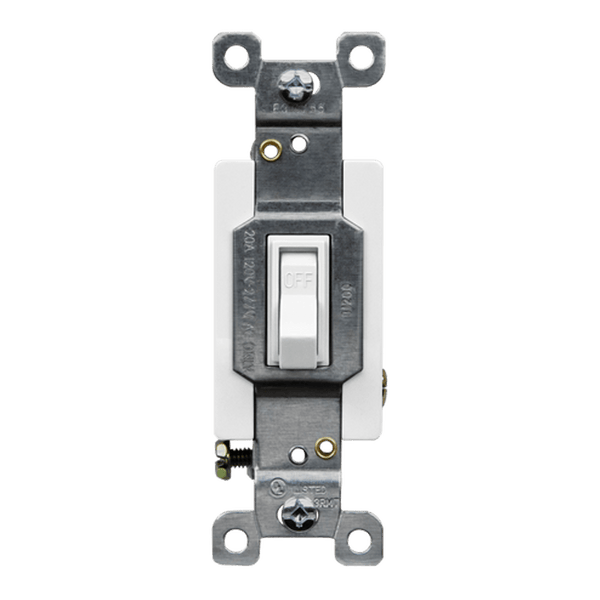 20 Amp Single-Pole Toggle Switch | 120/277V | Commercial Grade