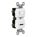 ENERLITES 82150L combination 15 amp single pole switch with pilot light UL listed