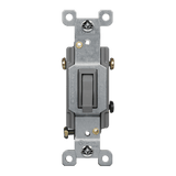 Durable thermoplastic body and galvanized steel mounting strap