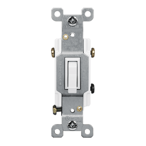 Enerlites 83150 three-way toggle switch front view - Available at Electrical Marketplace