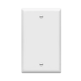 Enerlites 8801 one-gang blank cover wall plate, durable thermoplastic