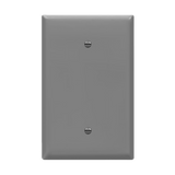Enerlites 8801O 1-gang oversize blank cover wall plate, polycarbonate, UL94 V2 rated