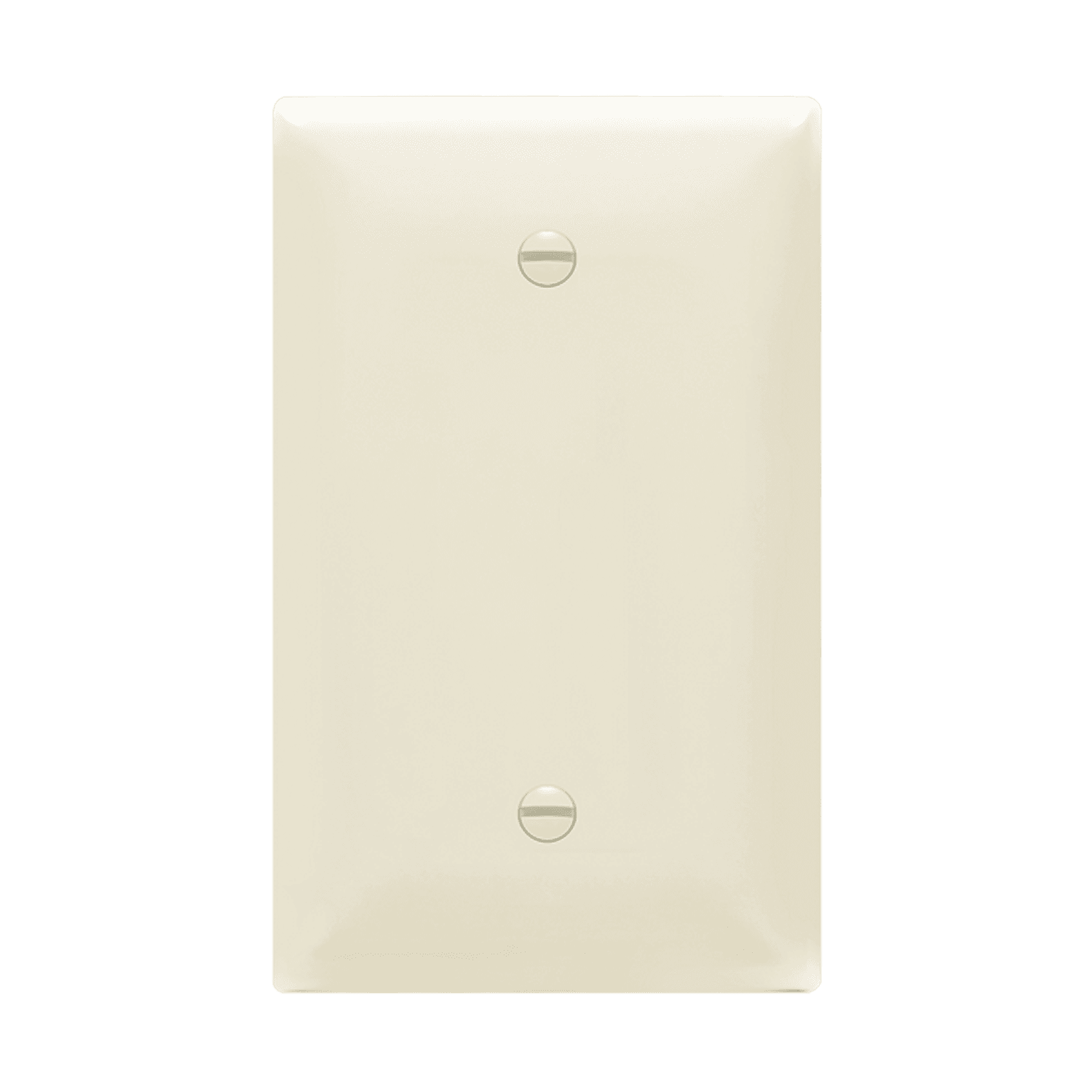 Enerlites 8801O 1-gang oversize blank cover wall plate, polycarbonate, UL94 V2 rated