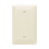 Enerlites 8801O 1-gang oversize blank cover wall plate, polycarbonate, UL94 V2 rated