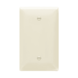 Enerlites 8801O 1-gang oversize blank cover wall plate, polycarbonate, UL94 V2 rated
