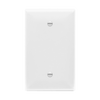 Enerlites 8801O 1-gang oversize blank cover wall plate, polycarbonate, UL94 V2 rated