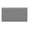Enerlites 8804 four-gang blank cover wall plate