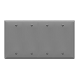 Enerlites 8804 four-gang blank cover wall plate
