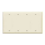 Enerlites 8804 four-gang blank cover wall plate