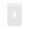Enerlites One-Gang Toggle Wall Plate – Durable Thermoplastic Cover
