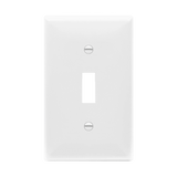 Enerlites One-Gang Toggle Wall Plate – Durable Thermoplastic Cover