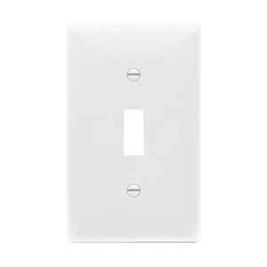 Enerlites One-Gang Toggle Wall Plate – Durable Thermoplastic Cover - Available at Electrical Marketplace