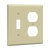 2-Gang Combo Wall Plate | Toggle/Duplex | Residential Grade