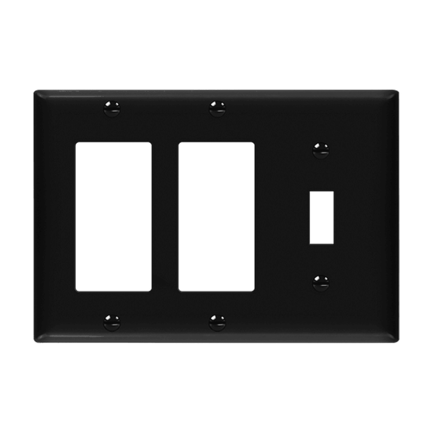 ENERLITES 881132 three-gang wall plate toggle and decorator GFCI