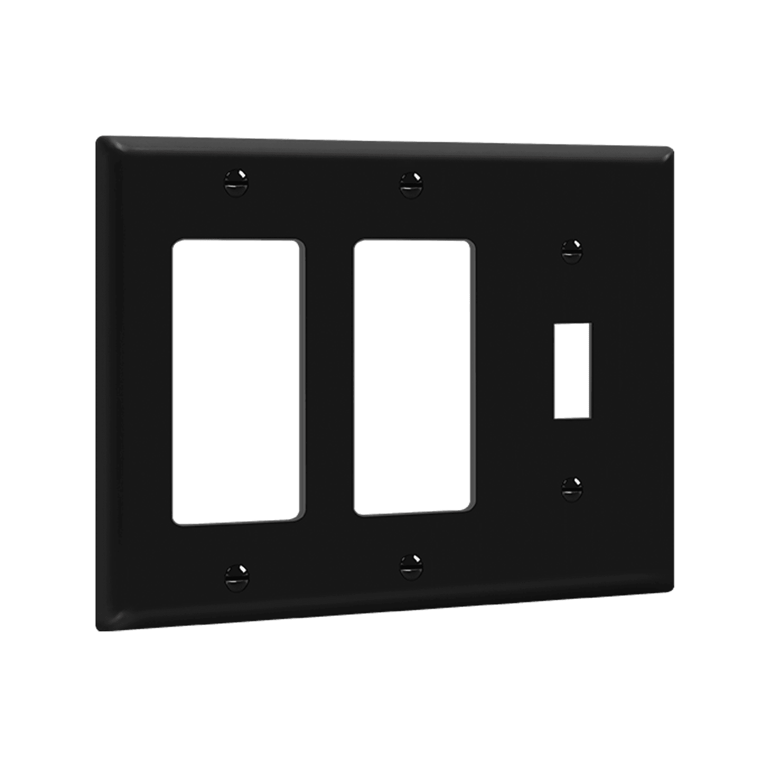 ENERLITES 881132 three-gang wall plate toggle and decorator GFCI