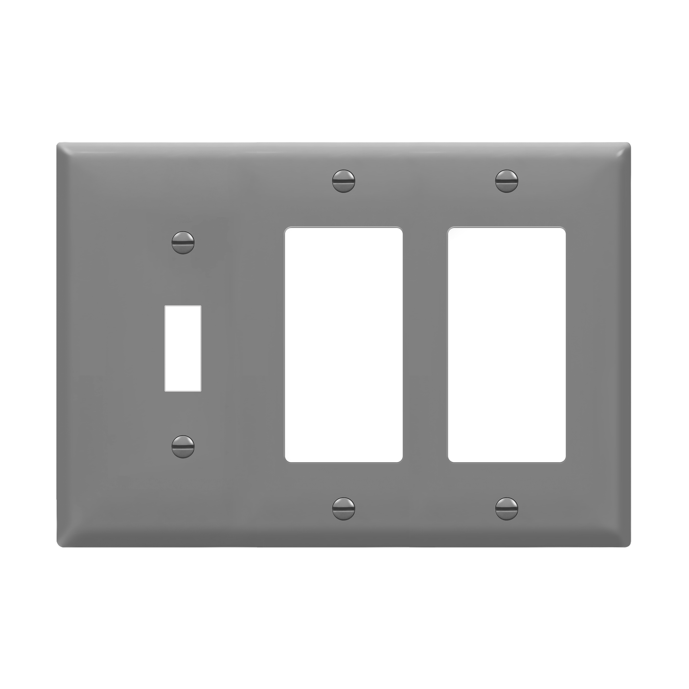 ENERLITES 881132 three-gang wall plate toggle and decorator GFCI