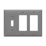 ENERLITES 881132 three-gang wall plate toggle and decorator GFCI