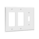 ENERLITES 881132 three-gang wall plate toggle and decorator GFCI