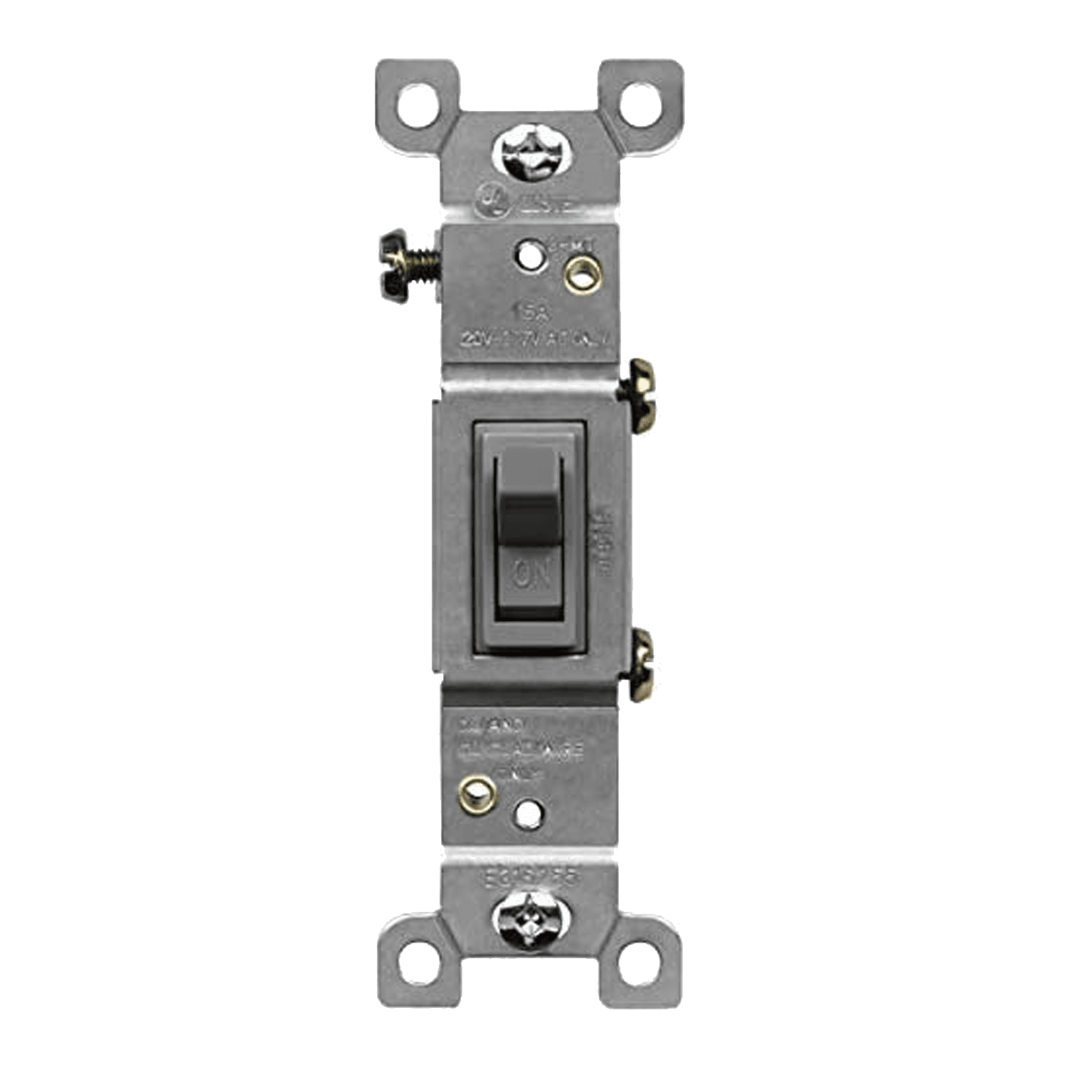 UL listed single pole light switch for home installation