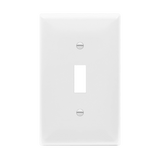 Enerlites 8811M Mid-Size Toggle Wall Plate | Durable Thermoplastic