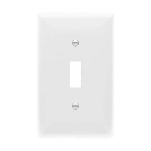 1-Gang Toggle Switch Wall Plate | Mid-Size | Residential Grade