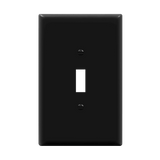 Oversize Toggle Switch Wall Plate with Smooth Finish