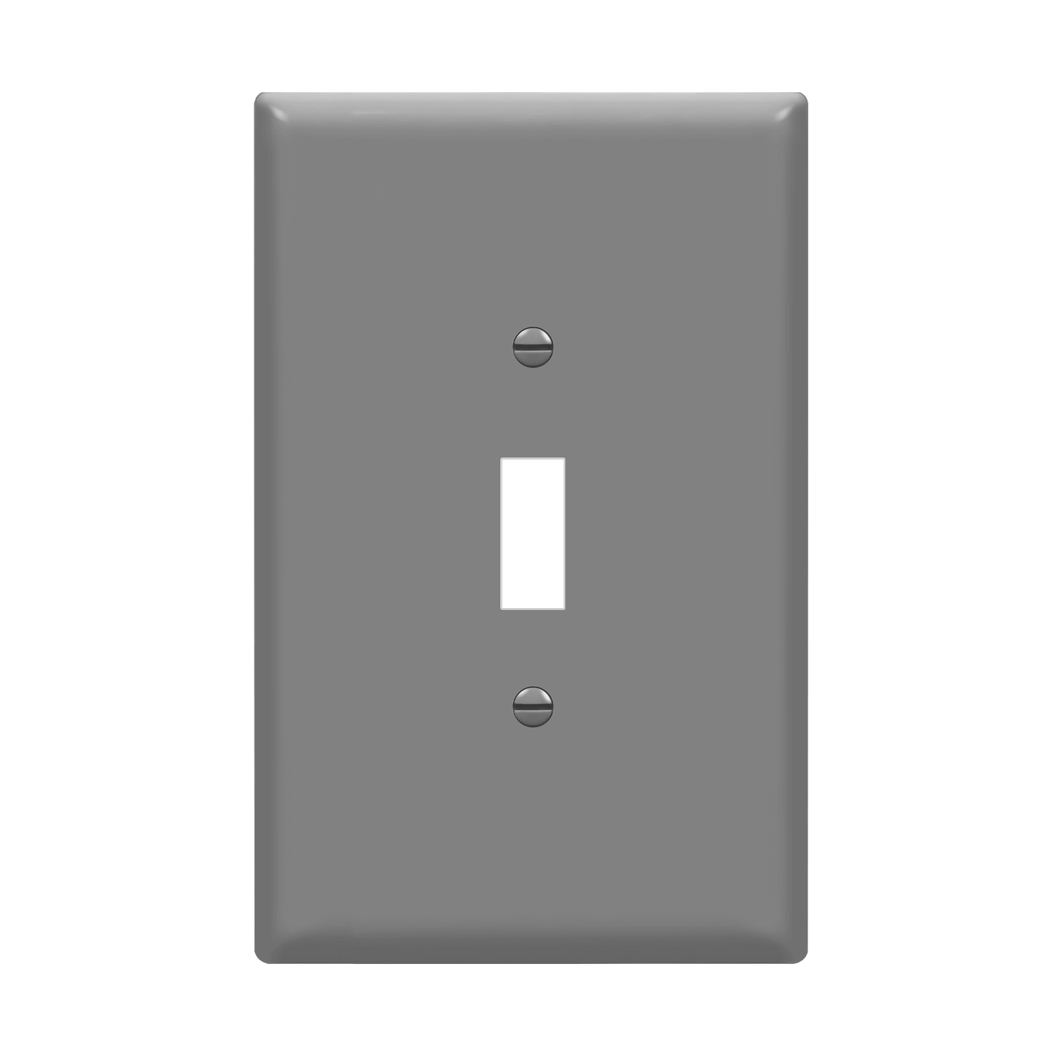 Oversize Toggle Switch Wall Plate with Smooth Finish
