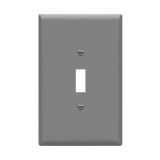 Oversize Toggle Switch Wall Plate with Smooth Finish