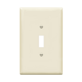 Enerlites Oversize One-Gang Toggle Wall Plate – Durable Thermoplastic