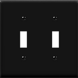 2-Gang Toggle Switch Wall Plate | Standard Size | Residential Grade | Enerlites 8812