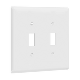 ENERLITES 8812M two-gang mid-size toggle switch wall plate