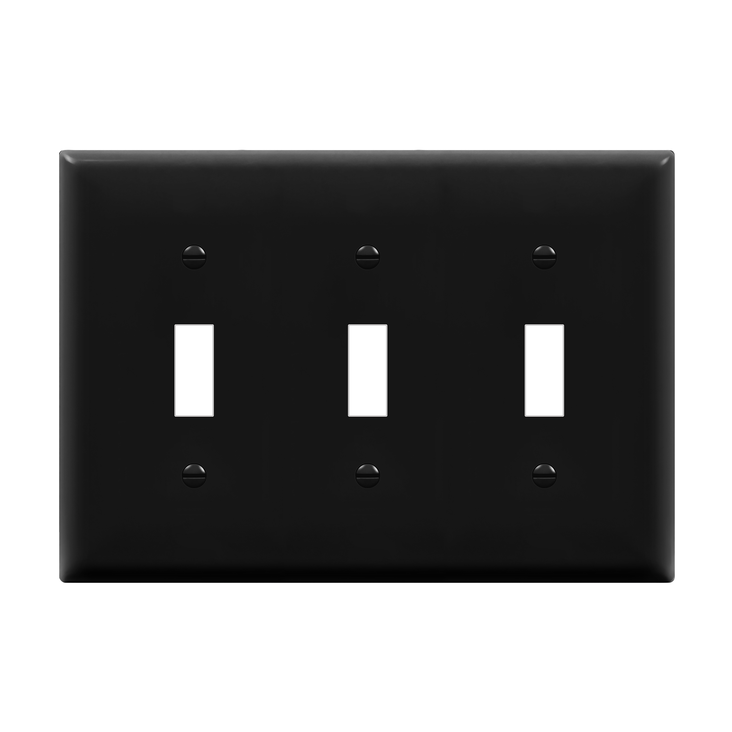 3-Gang Toggle Switch Wall Plate | Standard Size | Residential Grade | Enerlites 8813