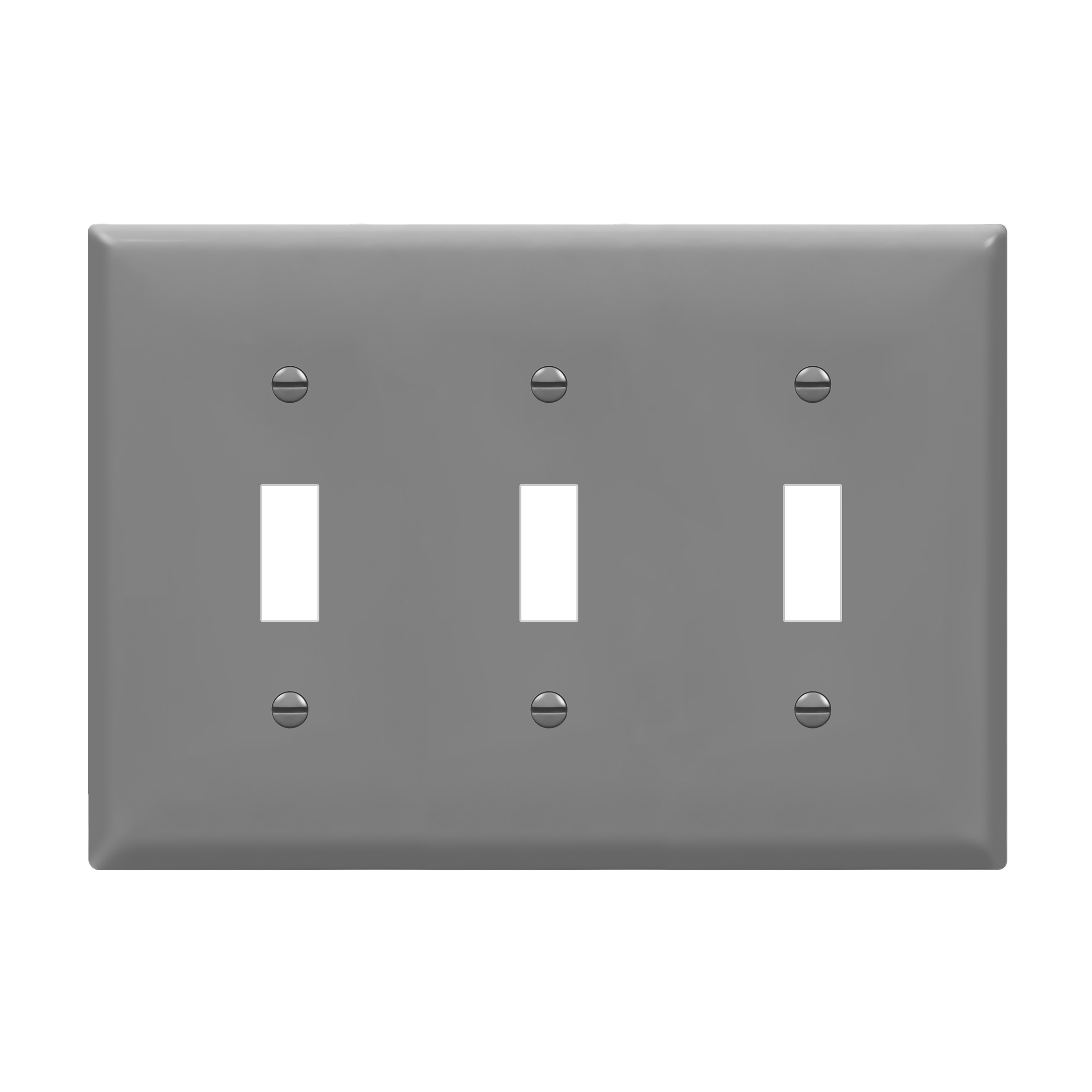 3-Gang Toggle Switch Wall Plate | Standard Size | Residential Grade | Enerlites 8813