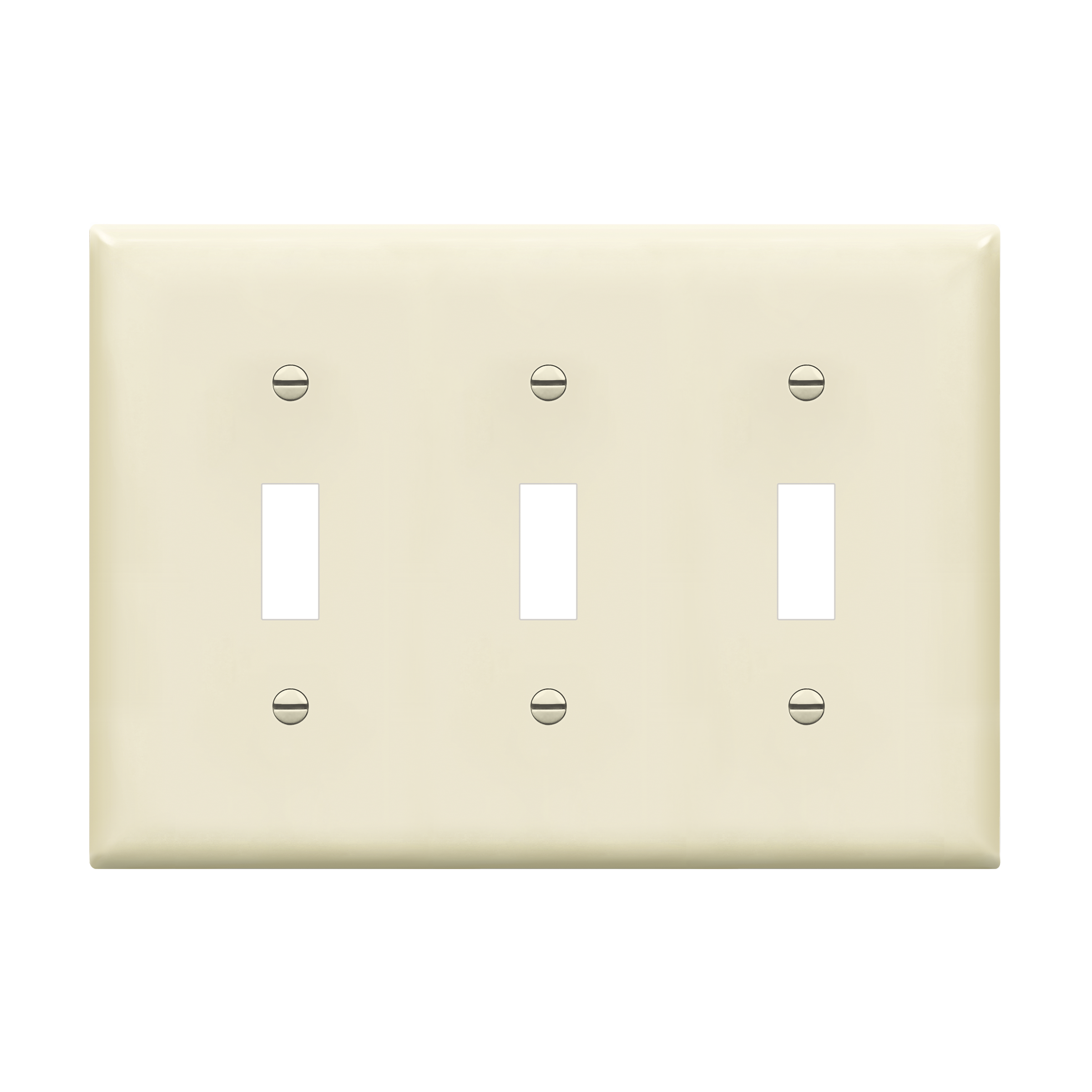 3-Gang Toggle Switch Wall Plate | Standard Size | Residential Grade | Enerlites 8813