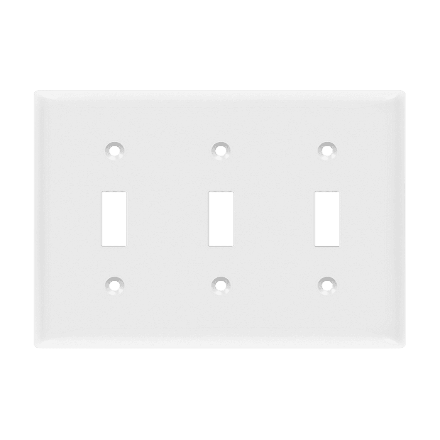3-Gang Toggle Switch Wall Plate | Residential Grade