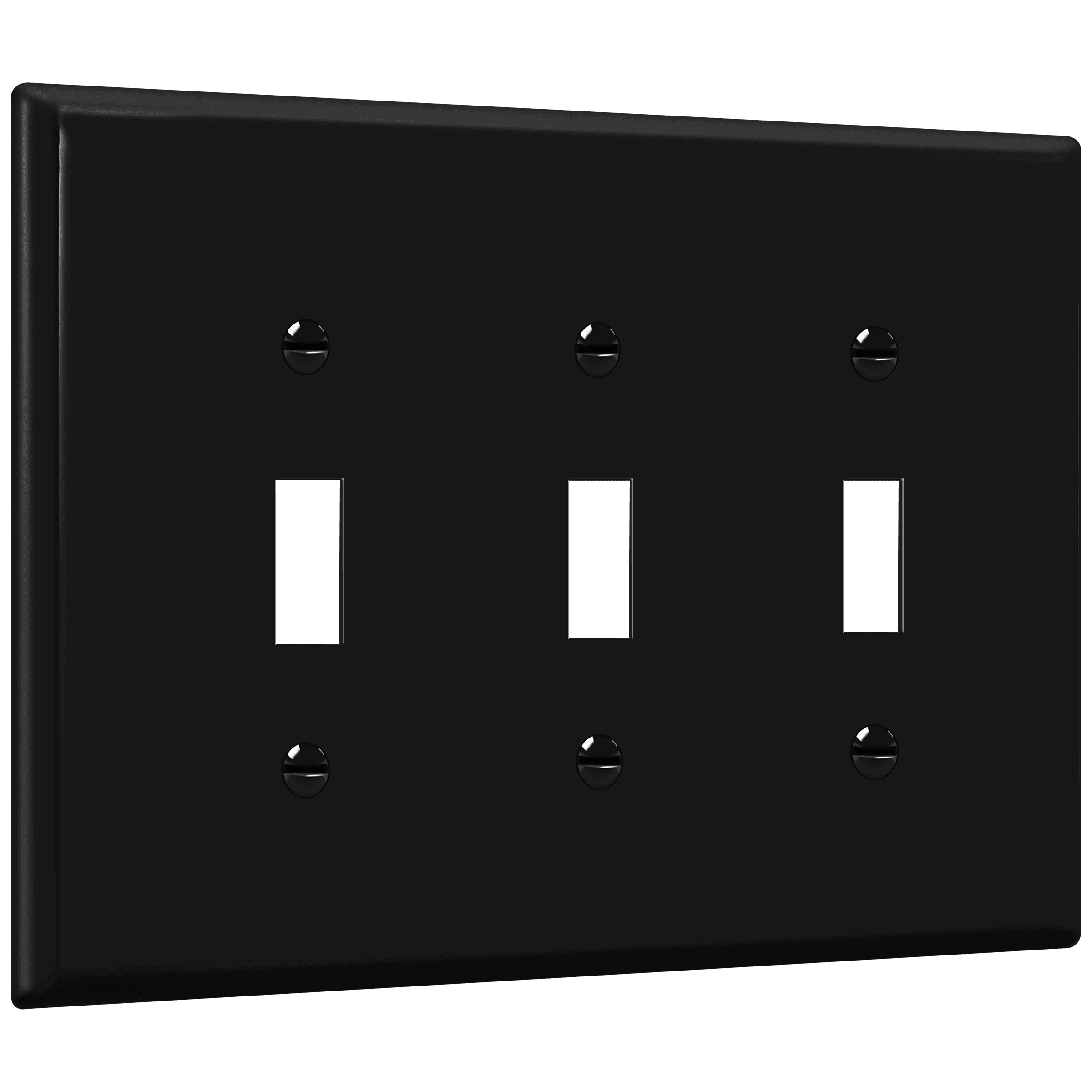Toggle Switch Three-Gang Mid-Size Wall Plate | ENERLITES 8813M