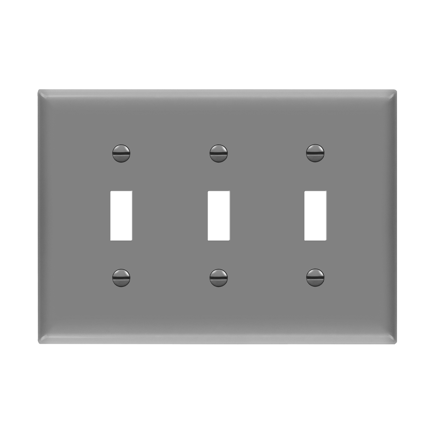 Toggle Switch Three-Gang Mid-Size Wall Plate | ENERLITES 8813M