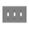 Toggle Switch Three-Gang Mid-Size Wall Plate | ENERLITES 8813M